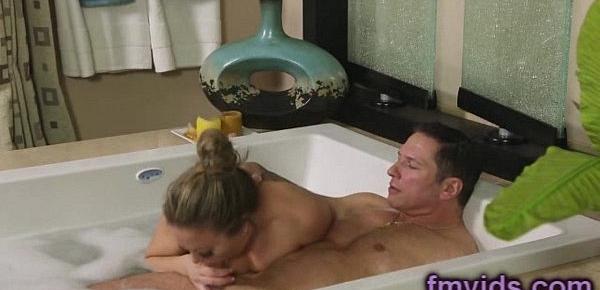  Carmen Valentina bathtub fucking